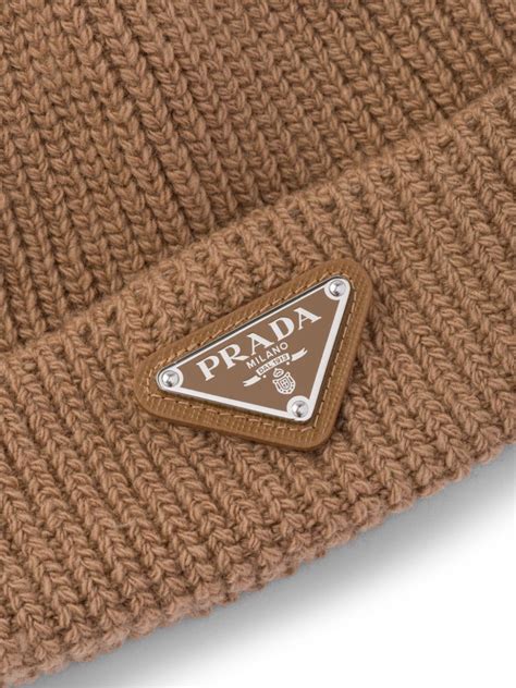 prada beanie with pom pom|Prada Prada Wool Knitted Pom Pom Beanie Hat .